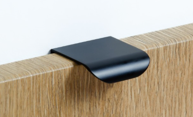 BRD RT110BL.1 ручка торцевая 16мм MONTE черный матовый