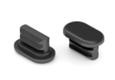 Аристо Заглушки штанги для обуви, пластик, черный