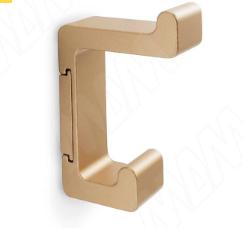 МДМ МДМ HK.22.GA  Крючок однорожковый золото (заказ)