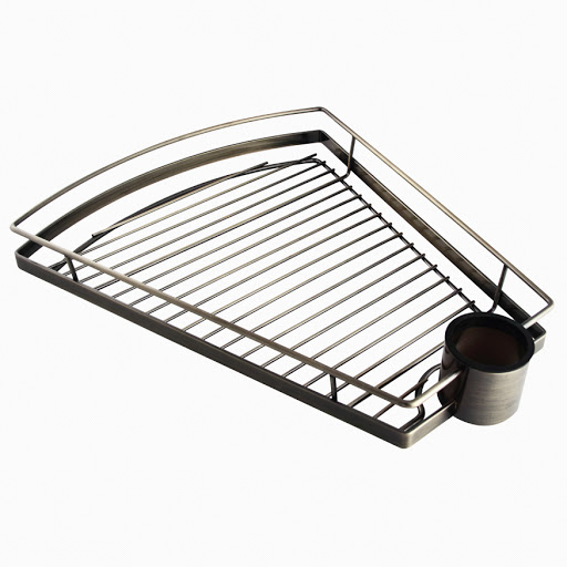 250-1 Полка трапециевидная, сетчатая, античная бронза (стоп-лист)