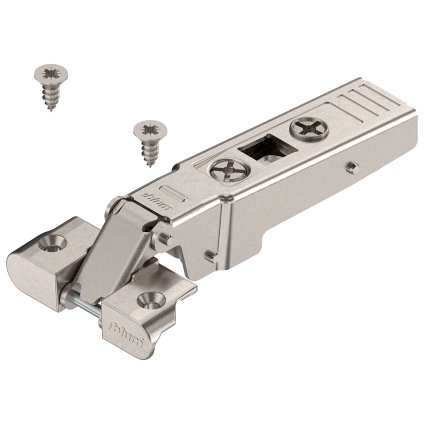 BLUM петля накладная 70T950A.TL CLIP top, без пружины для узких алюм. рамок (алюминий(проф.831,832))
