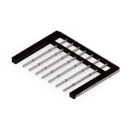 Аристо Выдвижная вешалка для брюк 613*437*33 мм темное дерево/белый GSA 0302/W SALE