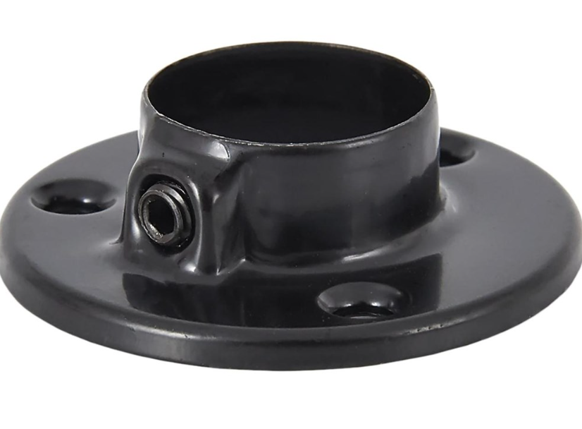 GP 15А Фланец для трубы 25 мм черный (заказ)