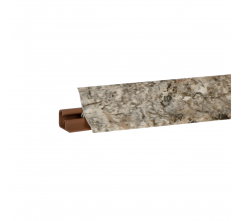 KORNER плинтус для столешниц 20*20*3000мм, LB-231-6086 "Серый мрамор" (фур-ра 6014)