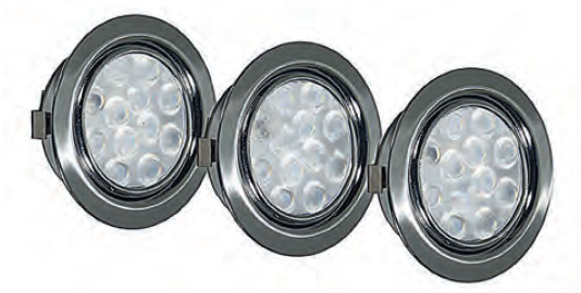 Мебельный светильник LED Replis-1 5000K 12LED (3шт) хром SALE