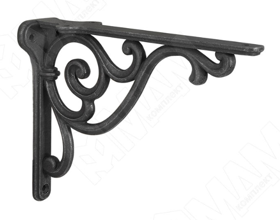 ROME Менсолодержатель для деревянных полок L=200 мм, железо черное SALE