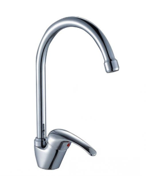 А35-23 Смеситель одноручный (35 мм) для кухни с высоким поворотным изливом 180 мм, хром