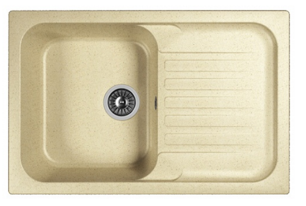 Мойка Dr. Gans Адель 780 прямоугольная с крылом дюна (заказ)