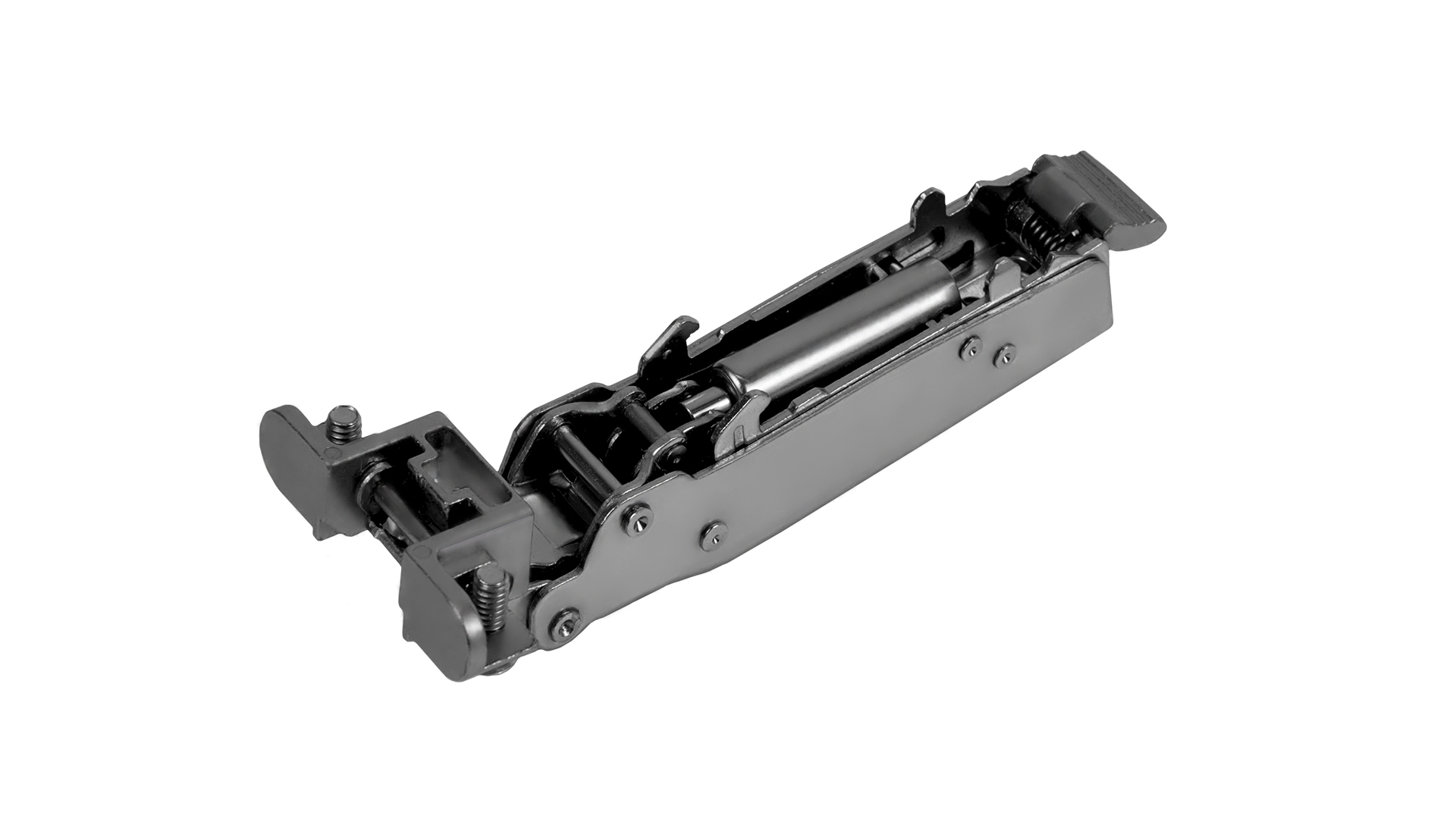 BRD H813A/BN Петля накладная с доводчиком для АЛЮМ профиля EVO FRAME (без планки) (аналог 663)