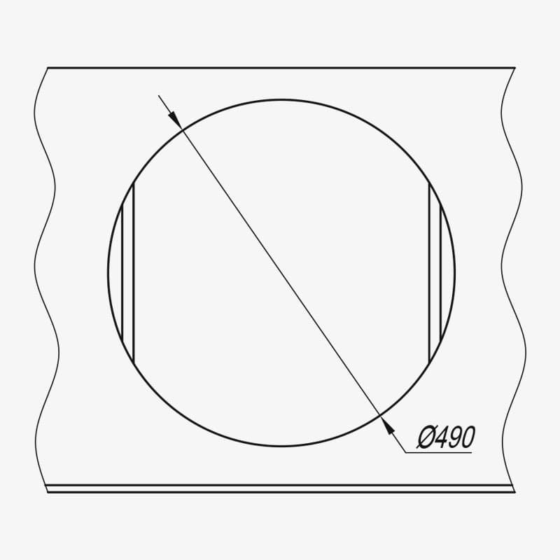 Мойка Dr. Gans Гала 510 круглая везувий