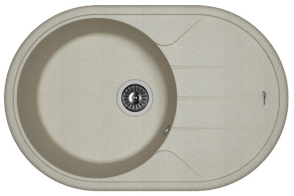 Мойка FLORENTINA Лотос 780*510*217  грей (стоп-лист)