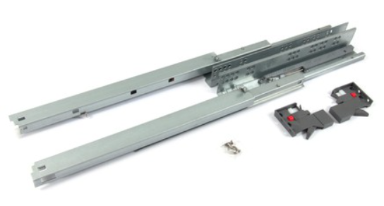 BRD DB8982/Zn направляющие скрыт. монт. B-slide 350, неполн. выдв. (надвиж.,16мм,18мм,19мм)  (заказ)