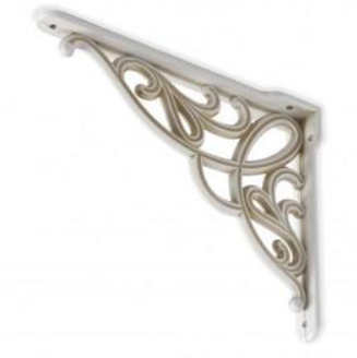 Кронштейн D.048.000 золото Прованс 1013 жемчужно-белый матовый (заказ)