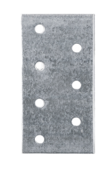 Пластина крепежная 80*40*1,5 мм (цинк)