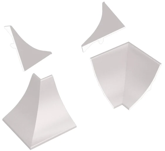 KORNER комплект загл+углы LB-23-6082 "белый глянец"