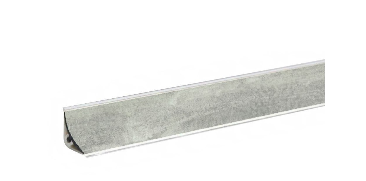 KORNER мини-бортик для столешниц 15*15*3000мм, LB-15 Stromboli Grey 20-15-0-6191(углы 6014)