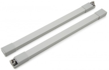 BRD SBR09/GR/400 продольный прямоугольный рейлинг SB08 СТАРТ 400 серый(заказ)