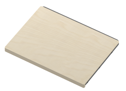 Аристо Стационарная полка 440*600 мм светлое дерево/белый GSA 0329/W SALE