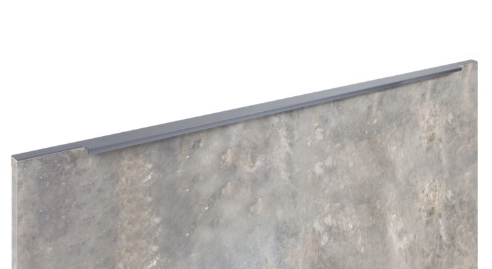 BRD RT109GR.1 ручка торцевая 500мм RAY серый (заказ)