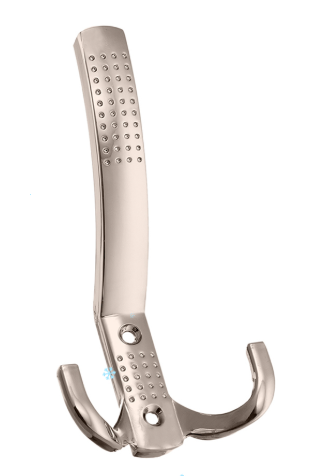 KR 0071 SN Крючок 3-х рожковый с перфорацией матовый никель