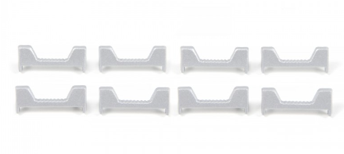 BRD Компл. загл. для профиля G-LINE RP105SC, цвет Сатиновый хром (4 лев+4 прав) (заказ)