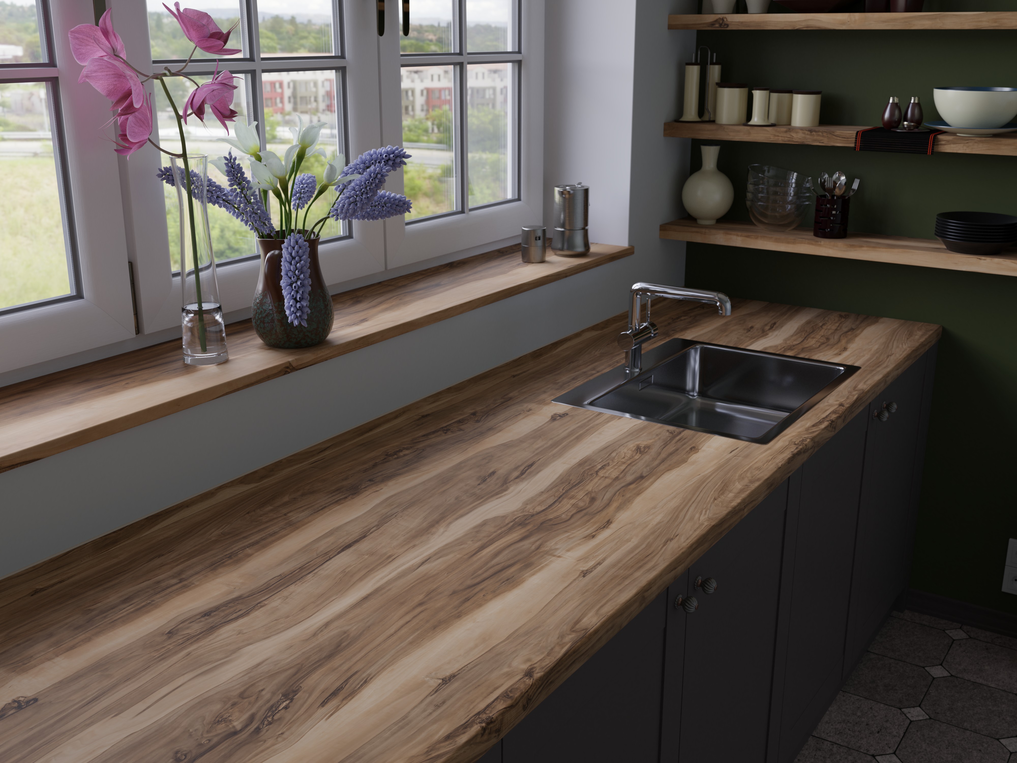 Стеновая панель СЛОТЕКС 3000*600*10мм E1 - Indian Rosewood  3247/P (заказ)