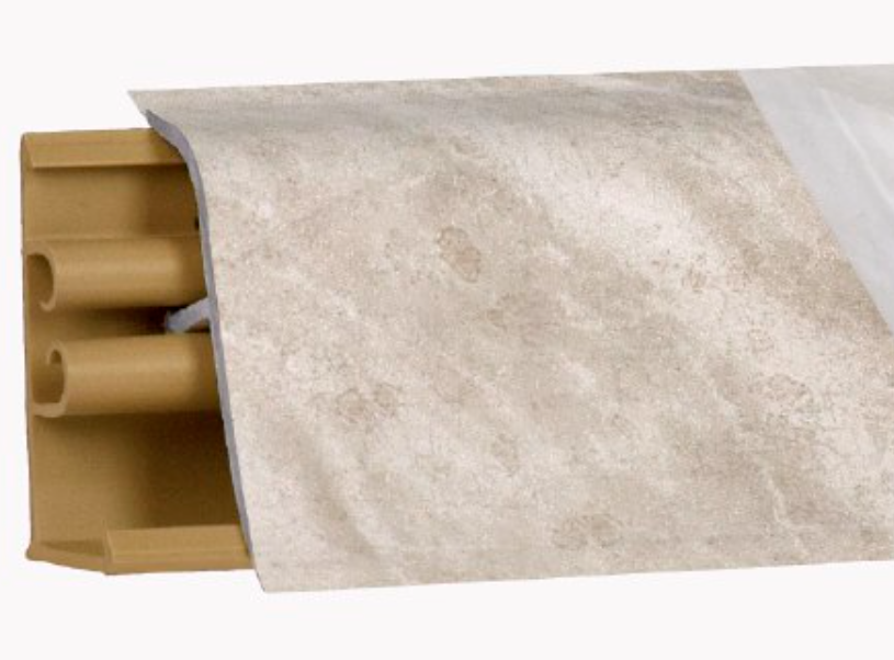 KORNER плинтус для столешниц 37*20*3000мм, LB-381-6029 "Королевский опал светлый" (фур-ра 1230)