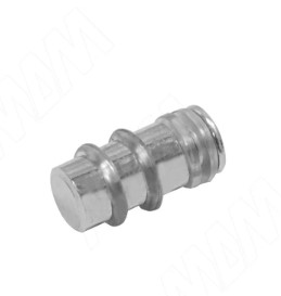 Полкодержатель для стеклянных полок односторонний,хром (заказ)