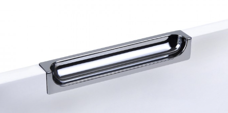 BRD RT020CP.1 ручка торцевая 100 мм EVA Хром полированный (заказ)