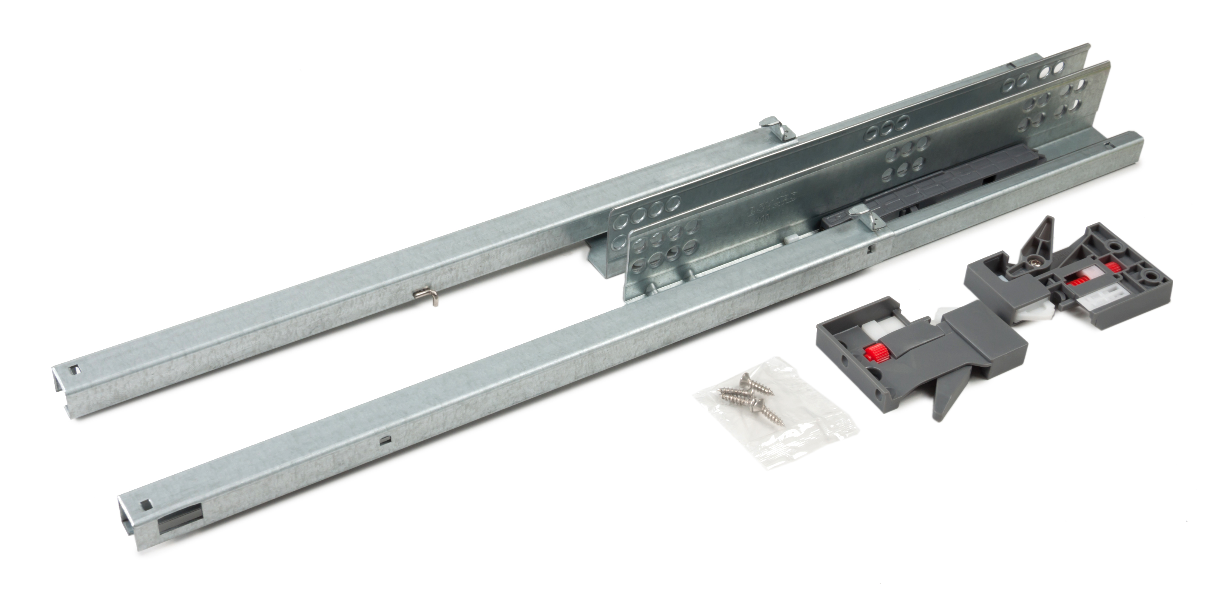 BRD DB8886Zn/ Направляющие cкрытого монтажа B-slide PUSH 400, неполн. выдв. (надвижной) (снято)