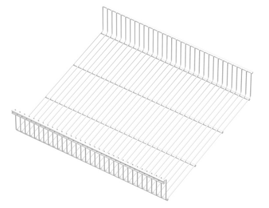 Аристо Полка-корзина серия 460, L=550 БЕЛЫЙ GSA 0335 SALE