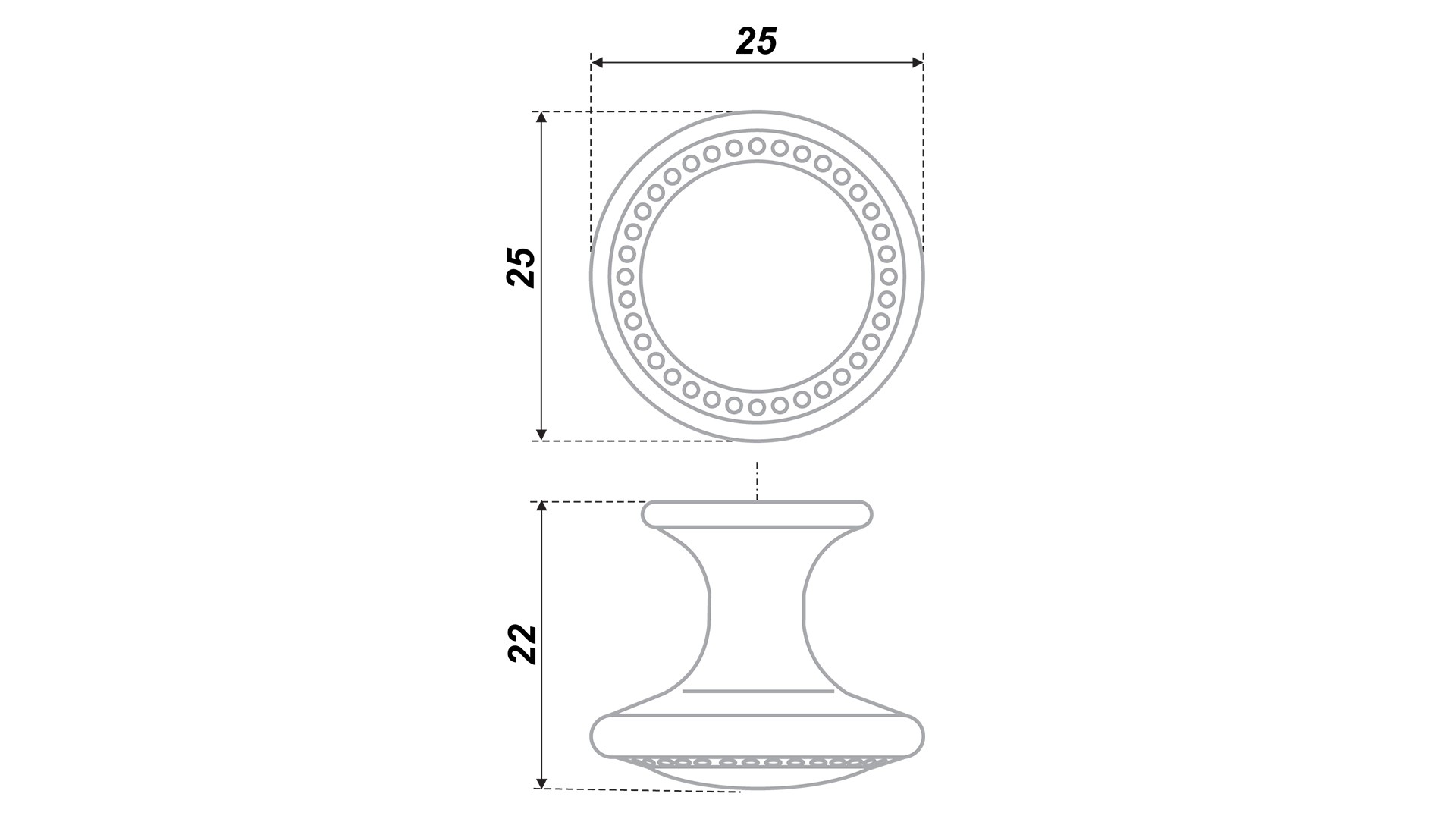 BRD RC053AB.4 ручка кнопка   старинная латунь (заказ)