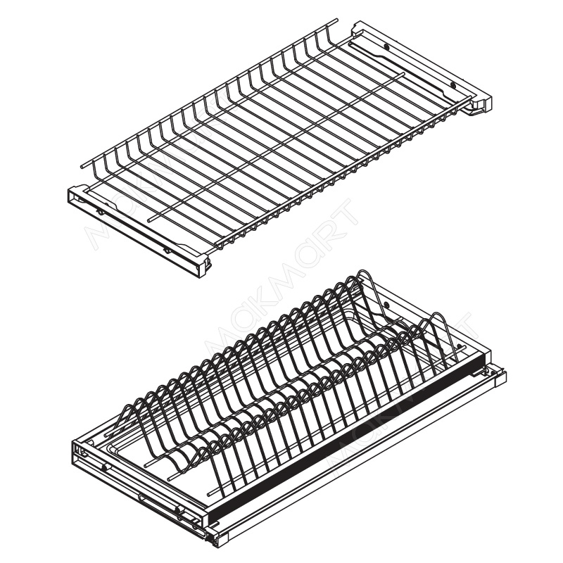 МАКМАРТ DRB.21F/70SST сушка VIVA 700,нерж.сталь,2 уровня 1 поддон