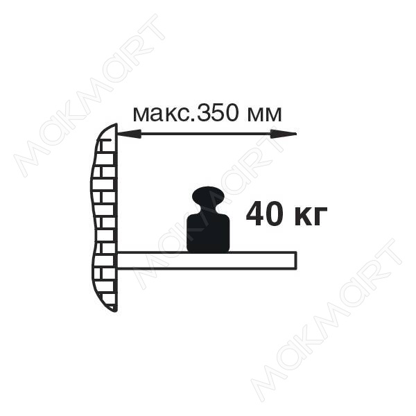 Менсолодержатель, отделка бронза античная французская, малый SALE