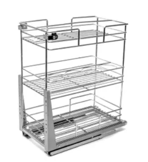 Механизм выкатной 3-х ярусный 450 донное крепление 385*450*470 с доводчиком