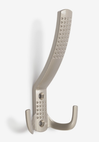 Крючок 3-х рожковый с перфорацией сатиновый никель