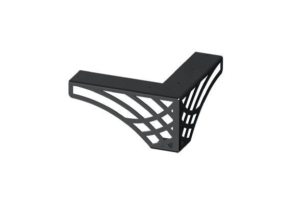 NIP2.0150.9005 ножка декоративная Кальяри h 150 черный матовый SALE