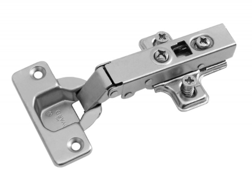 BRD H301A02/0930 Петля накладная 105 град с доводчиком и евровинтами, 48 мм, сталь