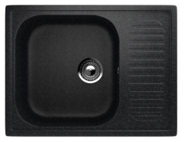 Мойка ULGRAN U-202-308 прямоугольная универсальная черный