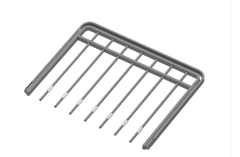 Вешалка для брюк выдвижная, серия 460, L=450