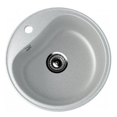 Мойка ULGRAN U-100-310 круглая  серый