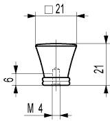 ВЛ FB-013 ручка-грибок черный матовый №9 (стоп-лист)