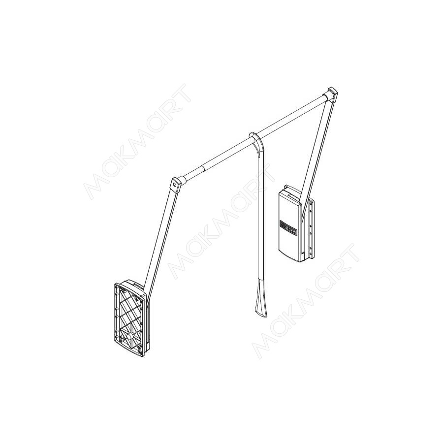 SE08ME401 Лифт для навески одежды (Пантограф) 600-1000мм (Н850) (заказ)
