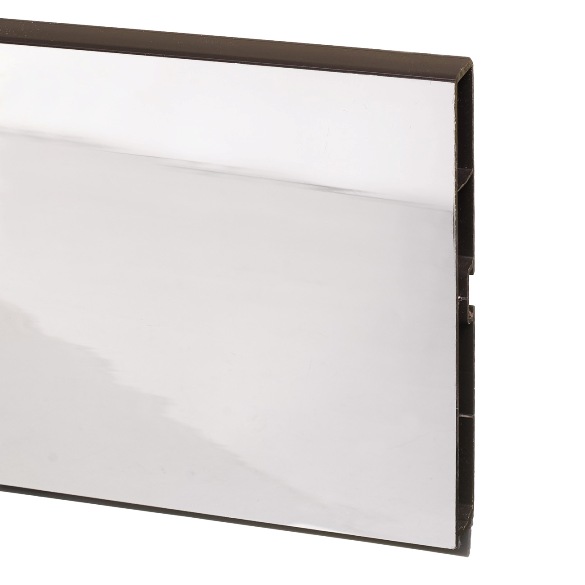 Угол 90 к цоколю Хром (1470L) универ. Н100мм /ABS144 1470L (стоп-лист)