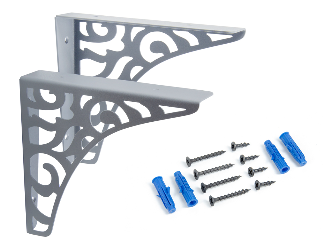 BRD P300GR.4 полкодержатель VINTAGE Серый (комп. 2 шт.) SALE