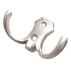 BRD K203SC.2 Крючок 2-х рожковый матовый хром