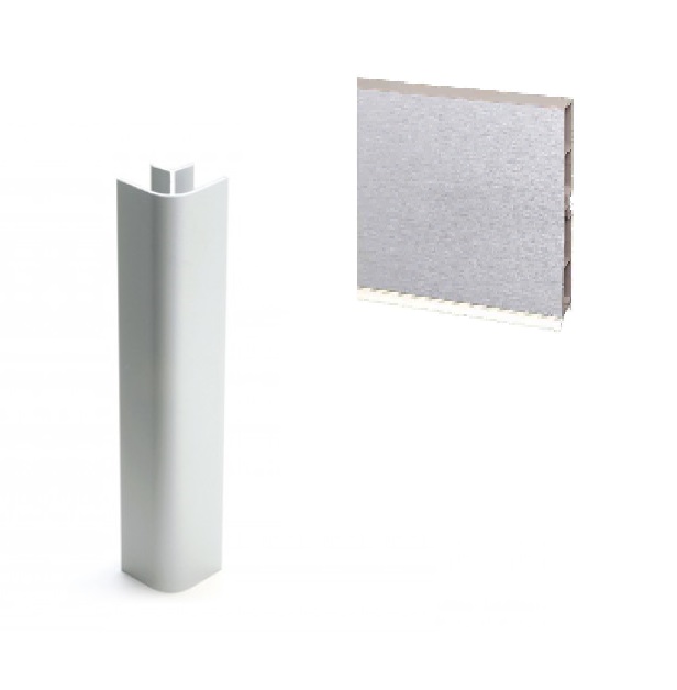 Угол 135 к цоколю Серый (360L) универ. Н100мм /ABS144 90400 SALE (стоп-лист)