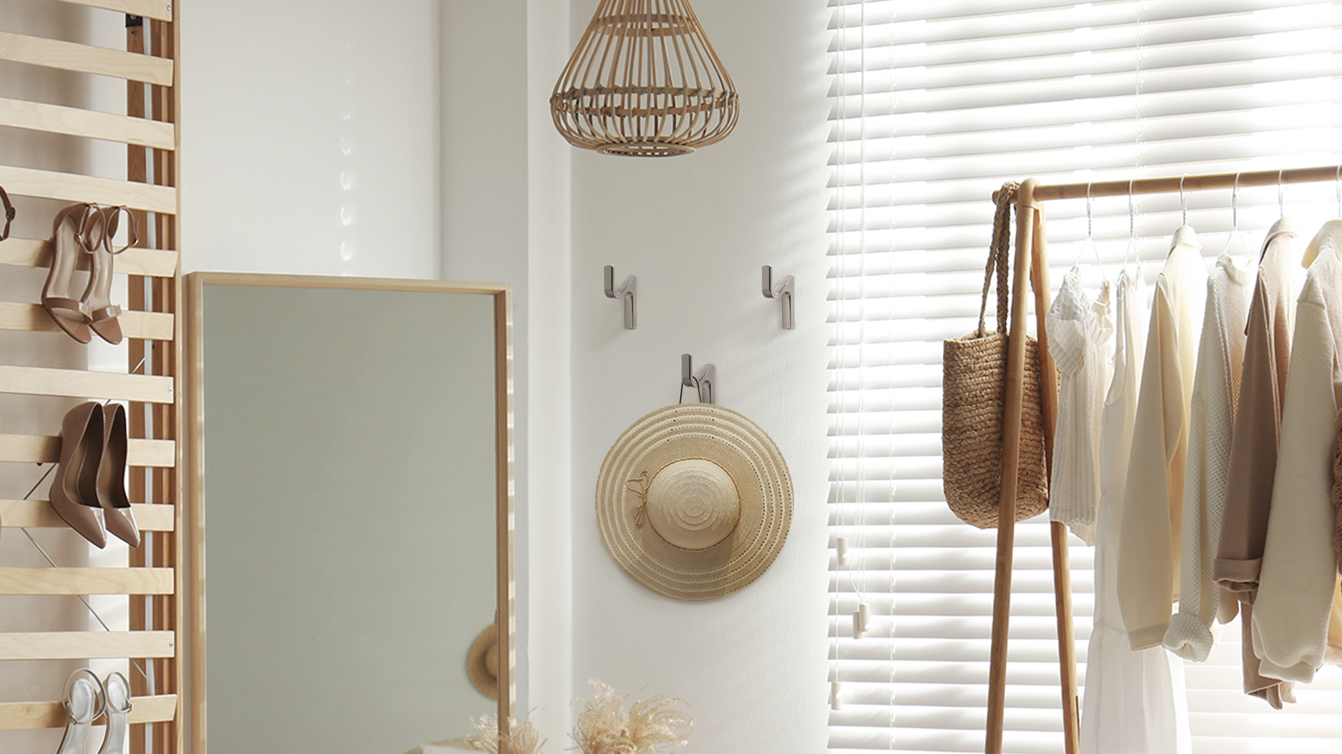 BRD K107BSN.13 Крючок ZIGZAG однорожковый Атласный сатиновый никель (заказ)