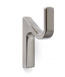 BRD K107BSN.13 Крючок ZIGZAG однорожковый Атласный сатиновый никель (заказ)