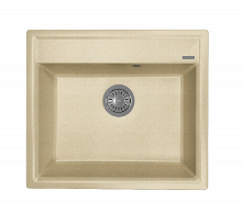 Мойка FLORENTINA Консул 570*500*197 прямоугольная бежевый (стоп-лист)